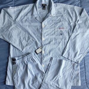 Polo by Ralph Lauren Blue Striped Men's Shirt And Pan's Pajamas